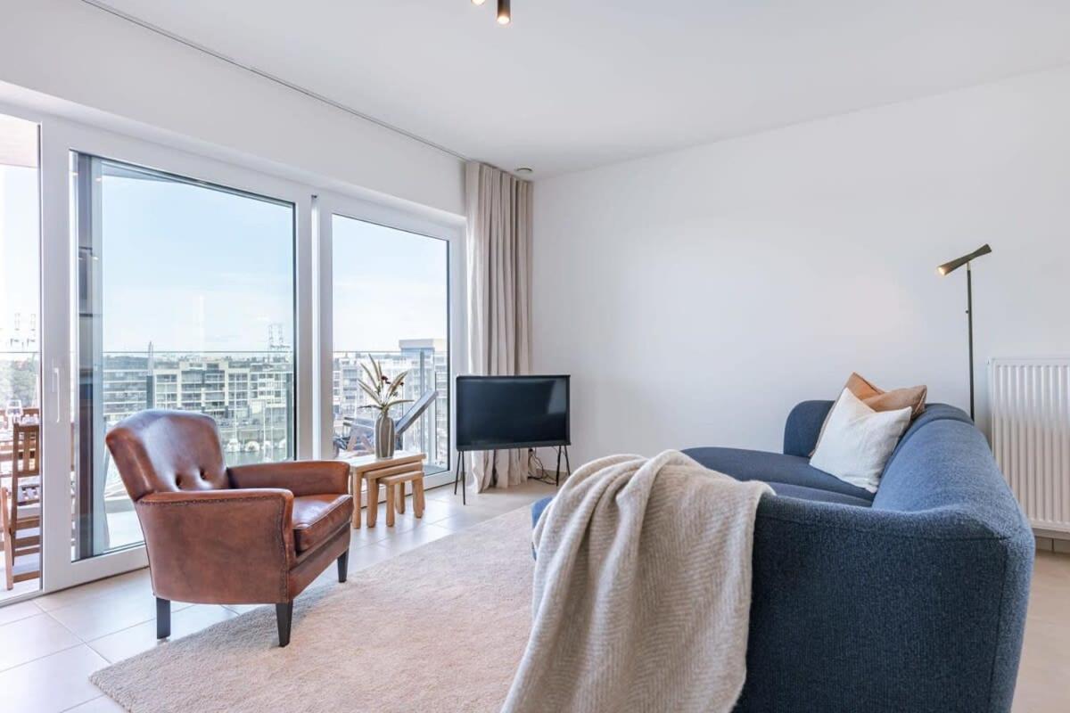 Huswell - Lovely New Apartment At The Harbor + Parking Brygge Exteriör bild